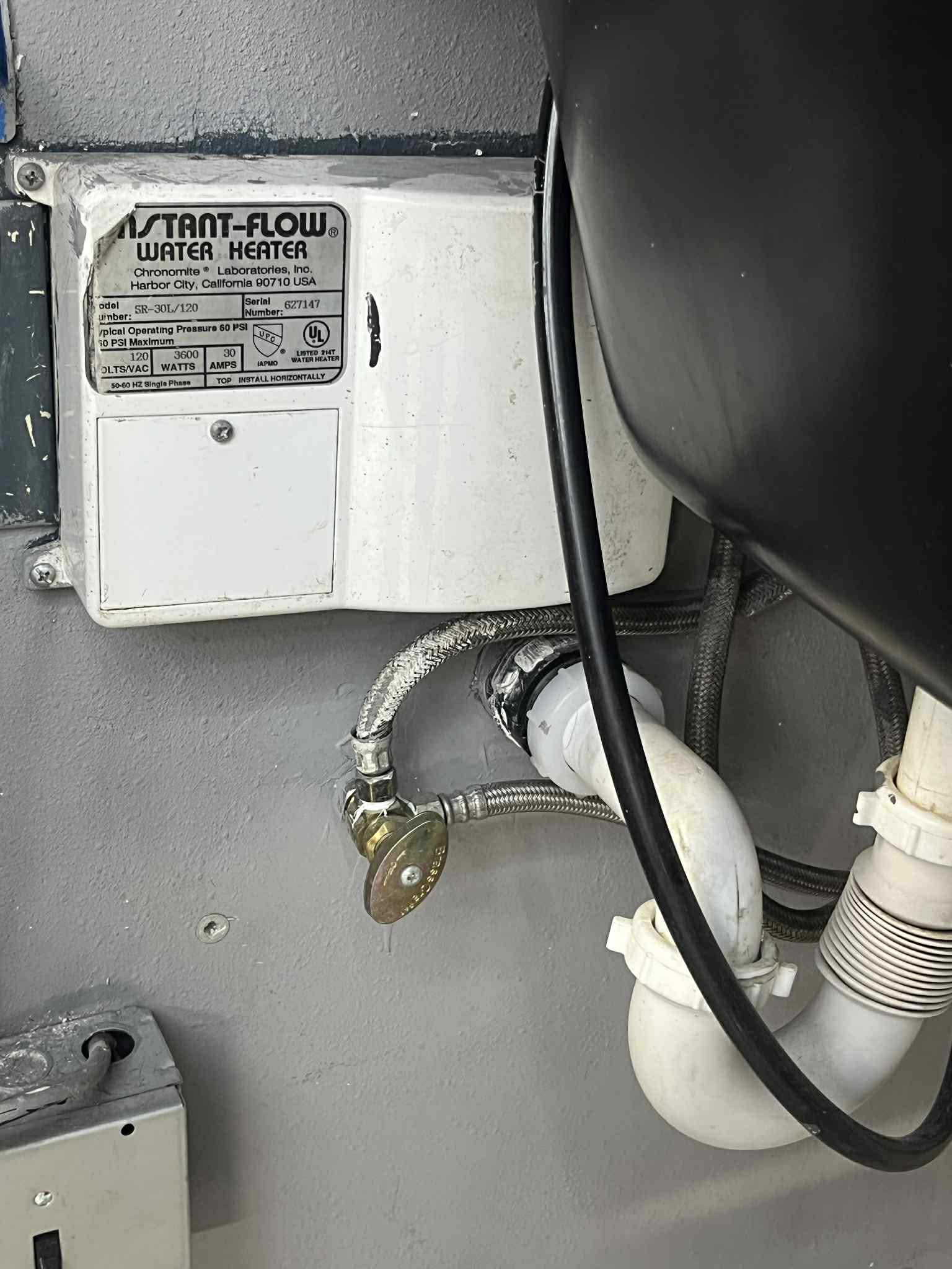 Instant-Flow tankless water heater installation